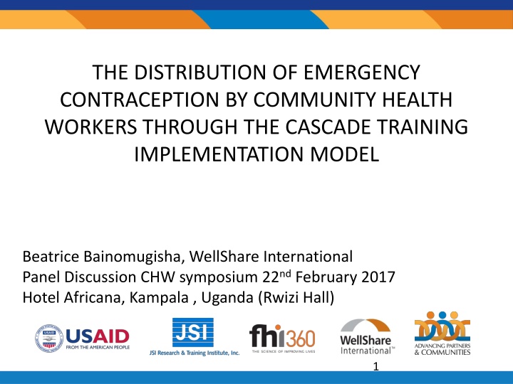 the distribution of emergency contraception