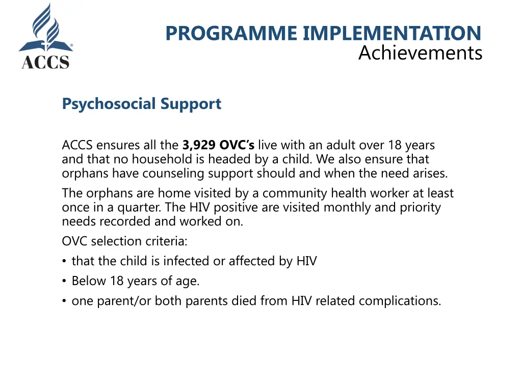 programme implementation 2