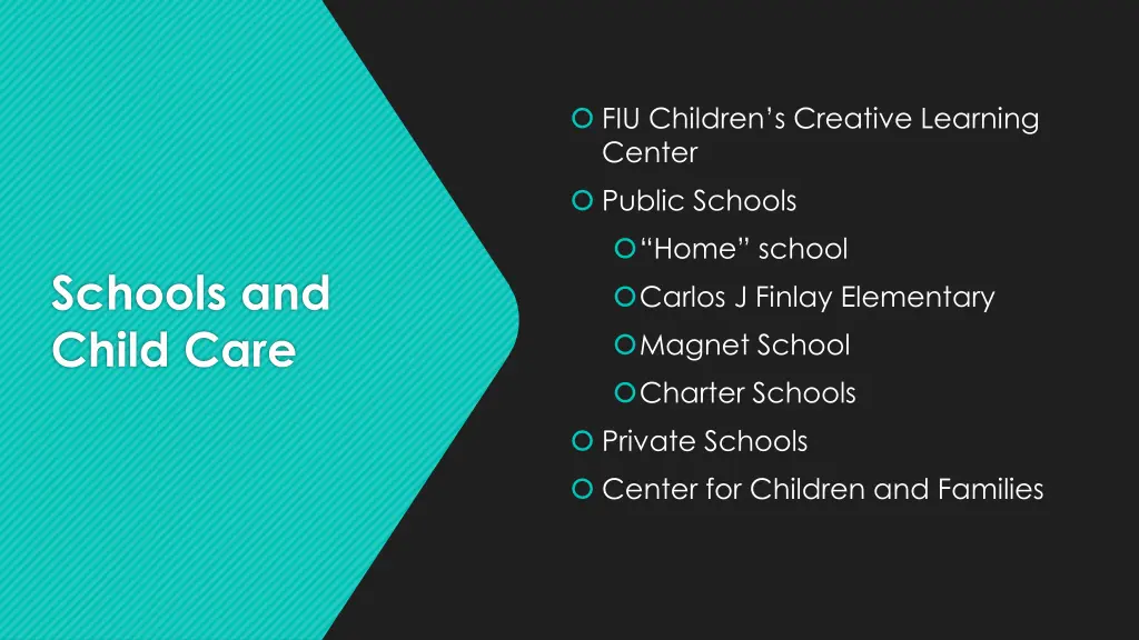 fiu children s creative learning center public