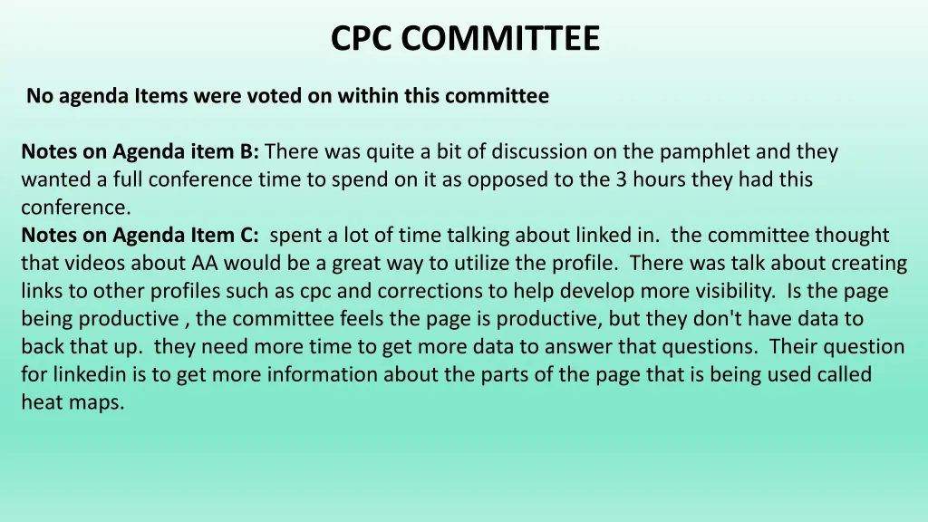 cpc committee