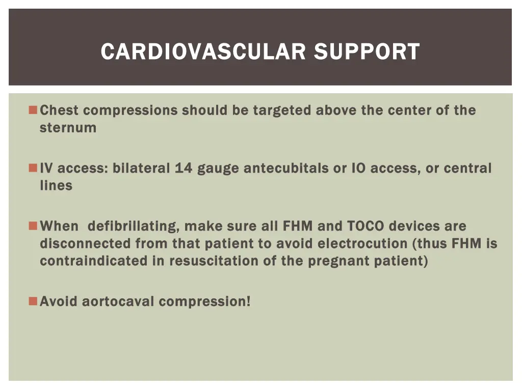 cardiovascular support cardiovascular support