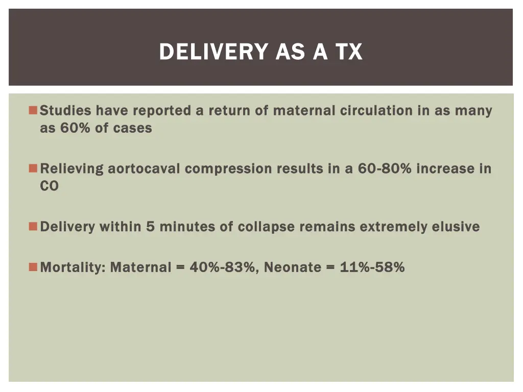 delivery as a tx delivery as a tx