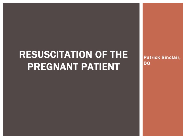 resuscitation of the resuscitation