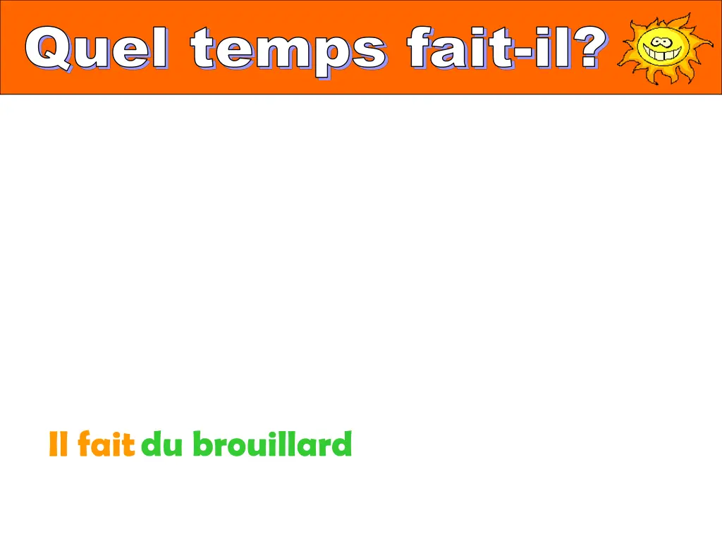 quel temps fait 9