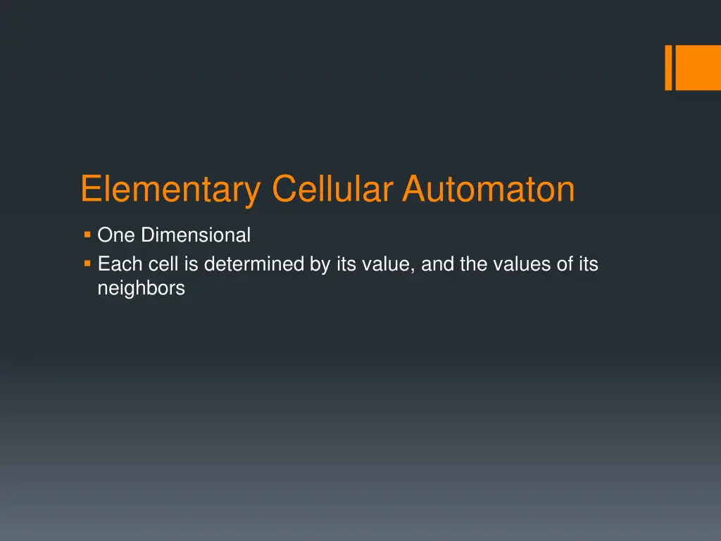 elementary cellular automaton