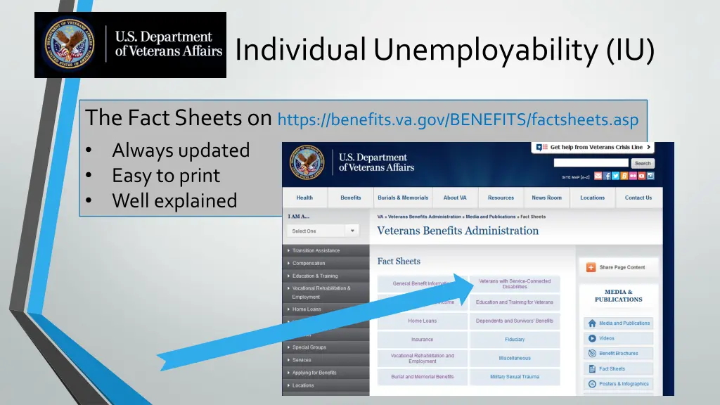 individual unemployability iu 1