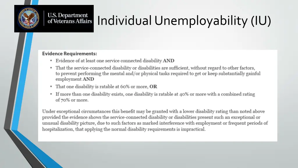 individual unemployability iu 5