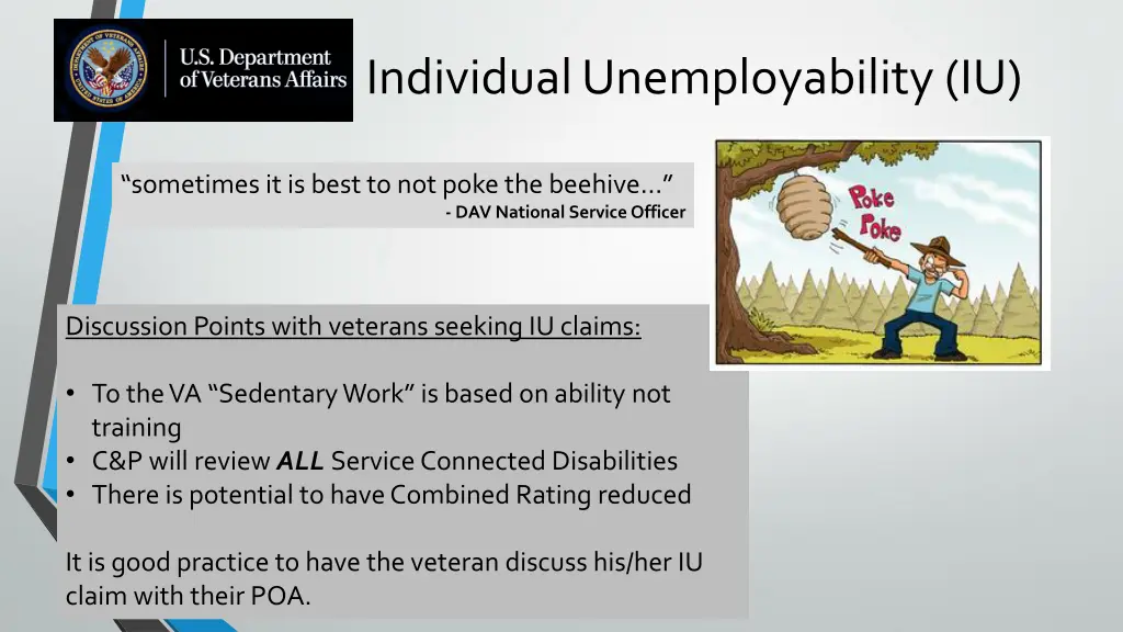 individual unemployability iu 7