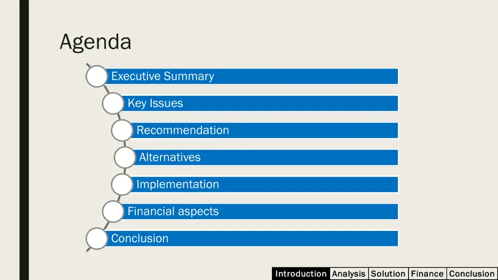 agenda