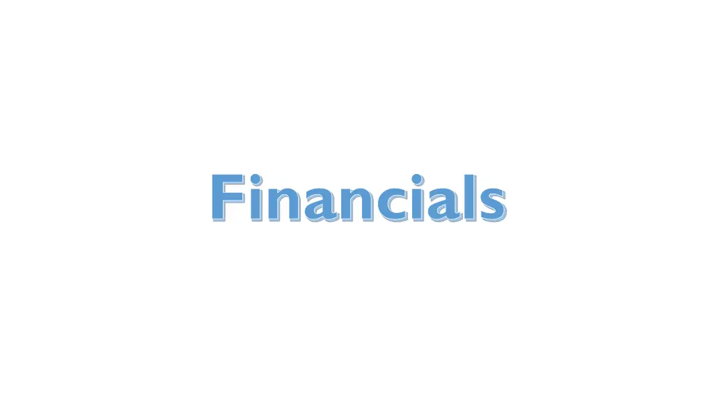 financials