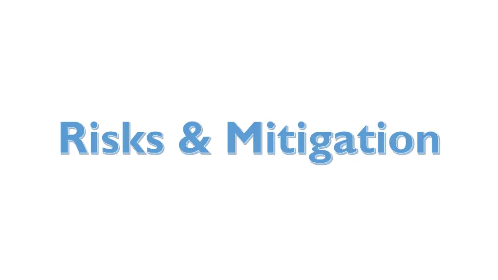 risks mitigation