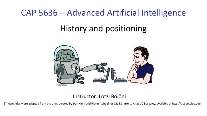 cap 5636 advanced artificial intelligence