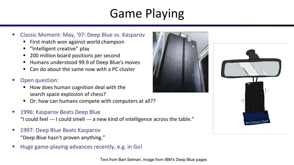 game playing