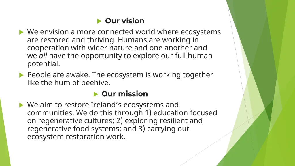 our vision