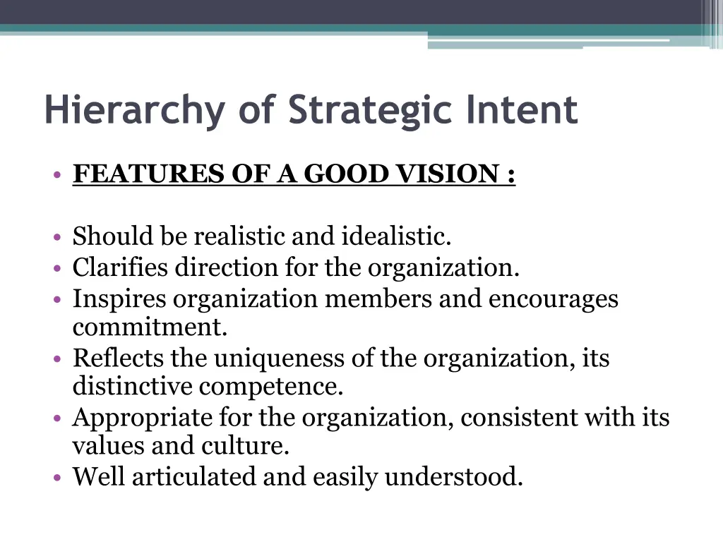 hierarchy of strategic intent 2