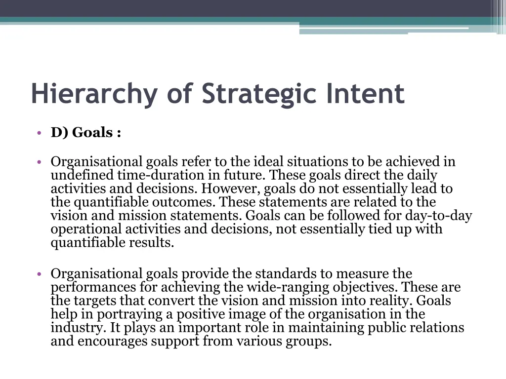hierarchy of strategic intent 7