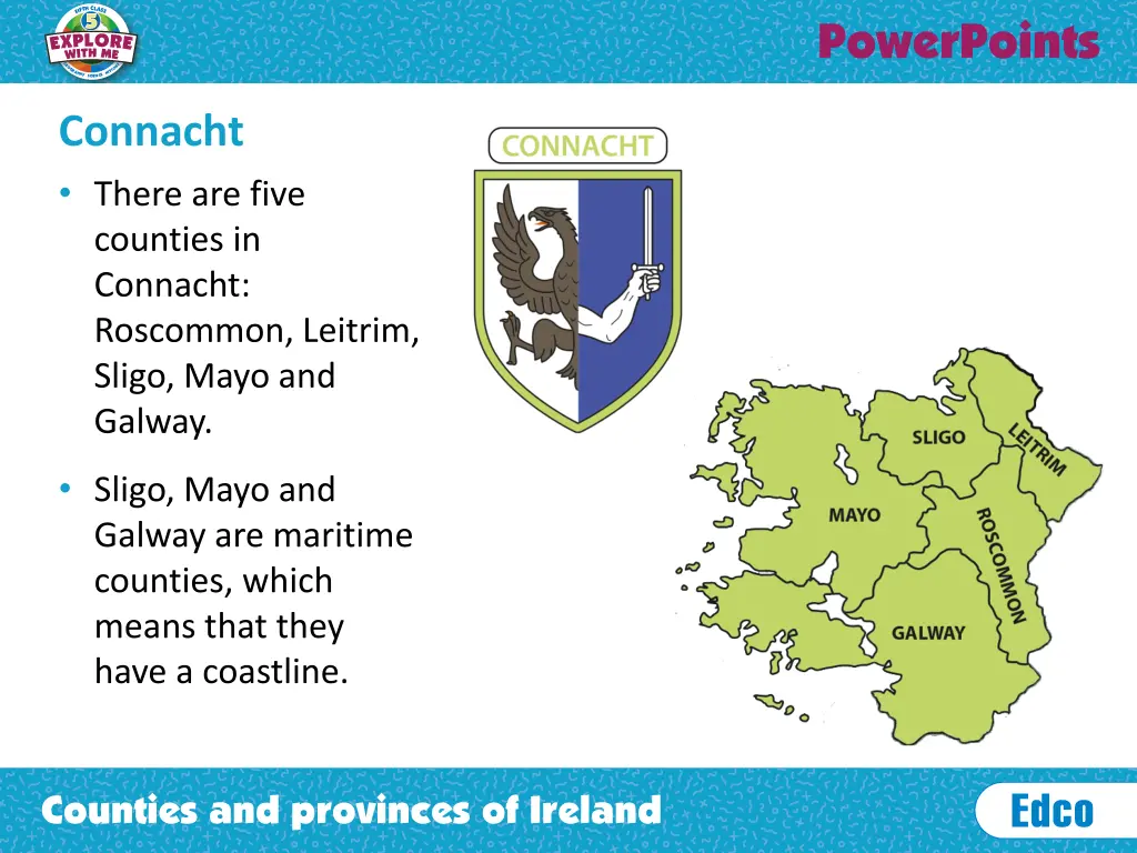 connacht there are five counties in connacht