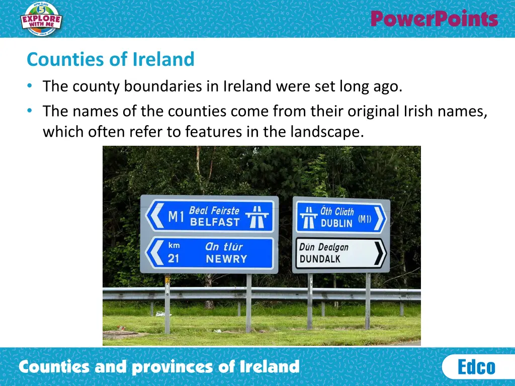 counties of ireland the county boundaries