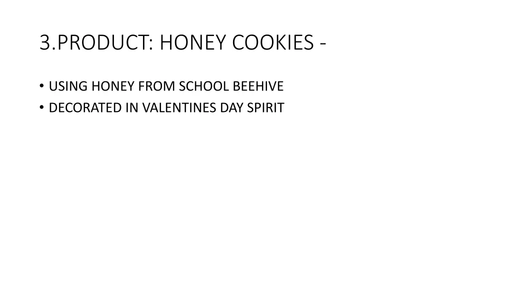 3 product honey cookies