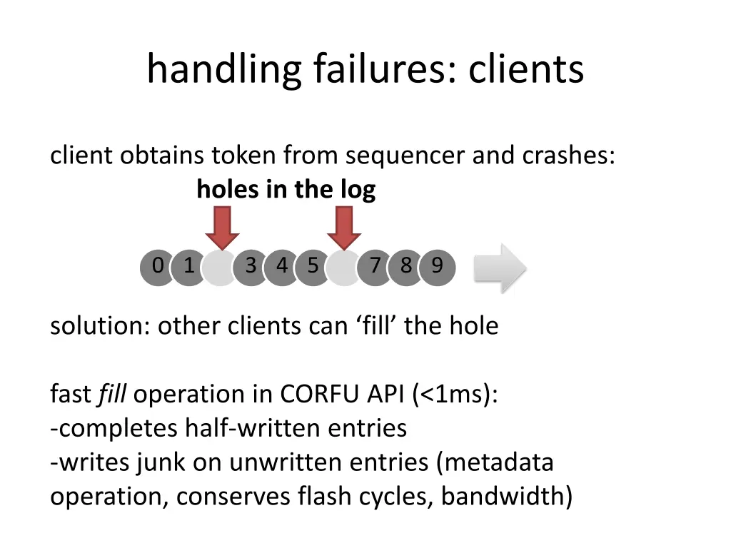 handling failures clients