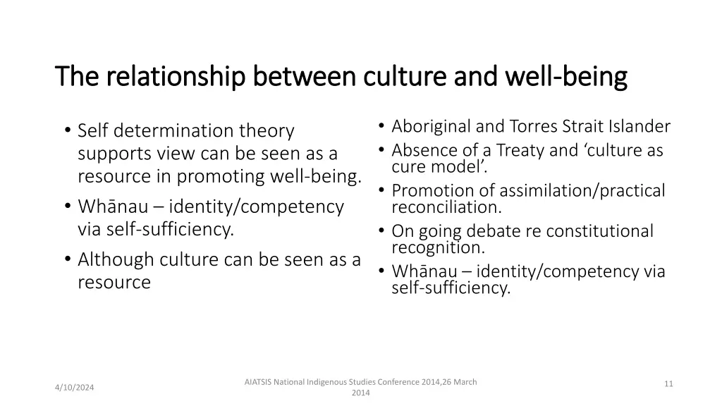 the relationship between culture and well