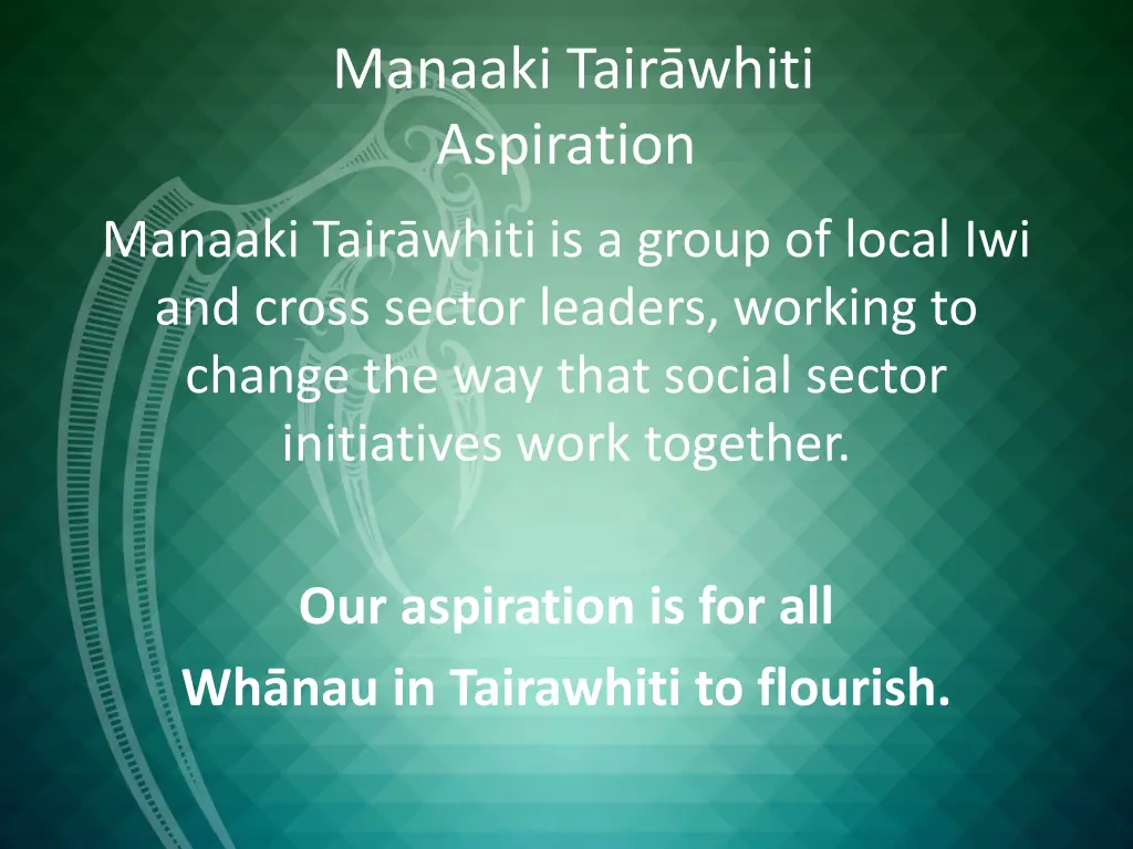 manaaki tair whiti aspiration