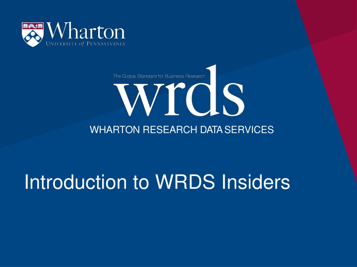 wharton research dataservices