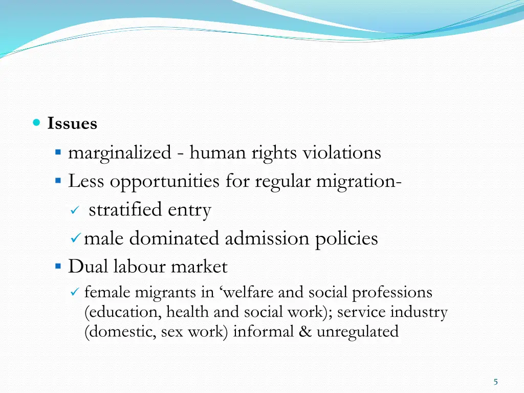 issues marginalized human rights violations less