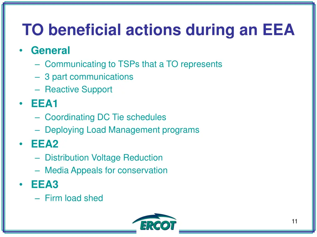 to beneficial actions during an eea general