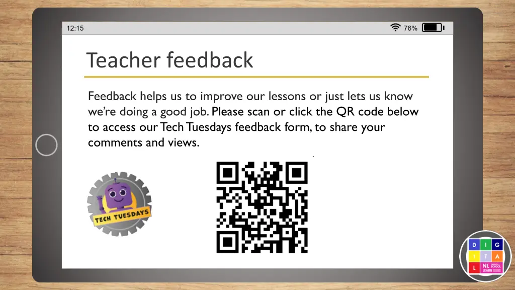 teacher feedback