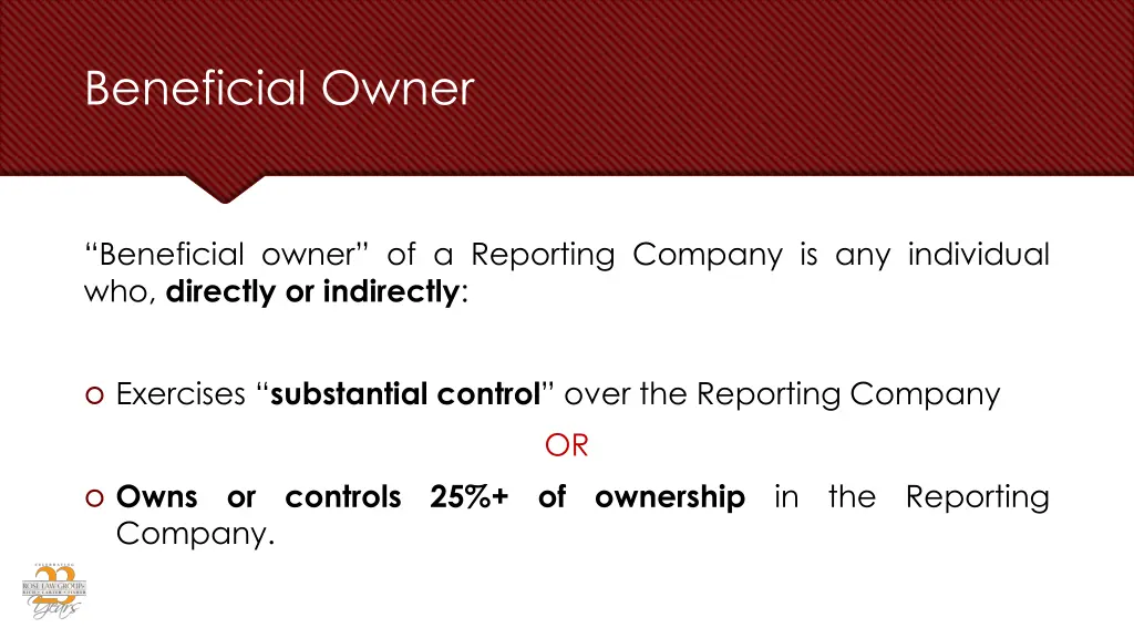 beneficial owner