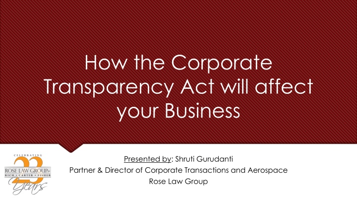 how the corporate transparency act will affect