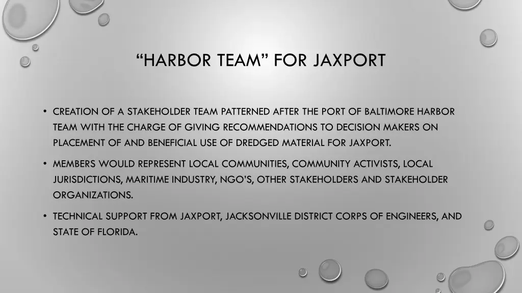 harbor team for jaxport