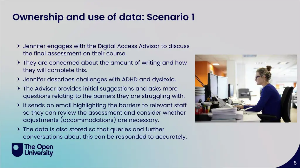 ownership and use of data scenario 1