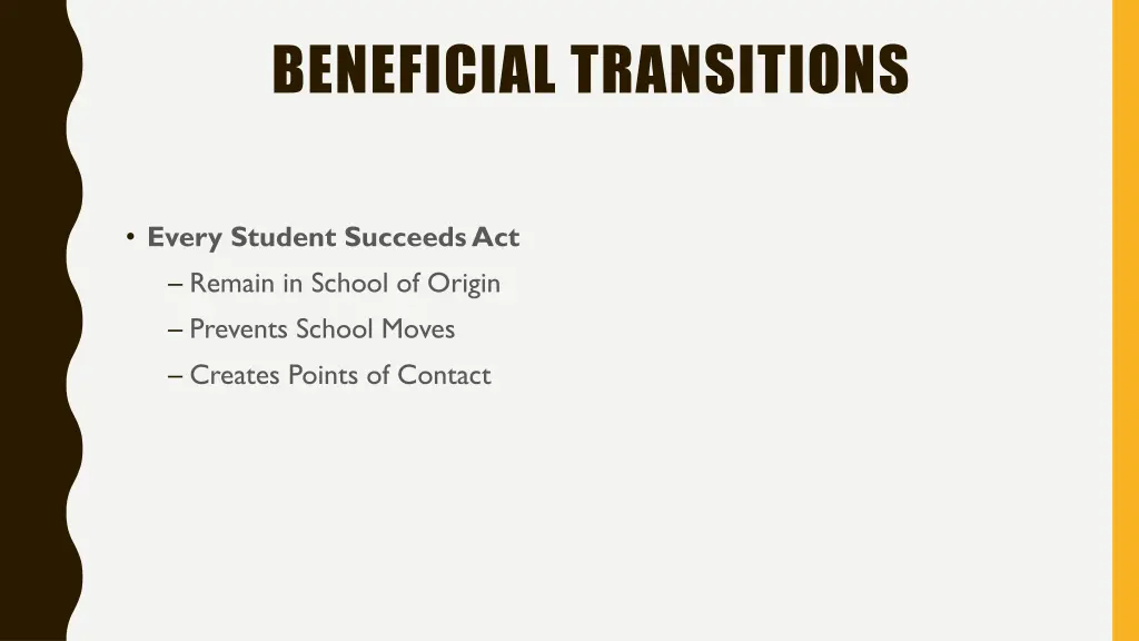 beneficial transitions 2