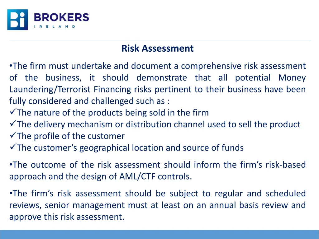 risk assessment