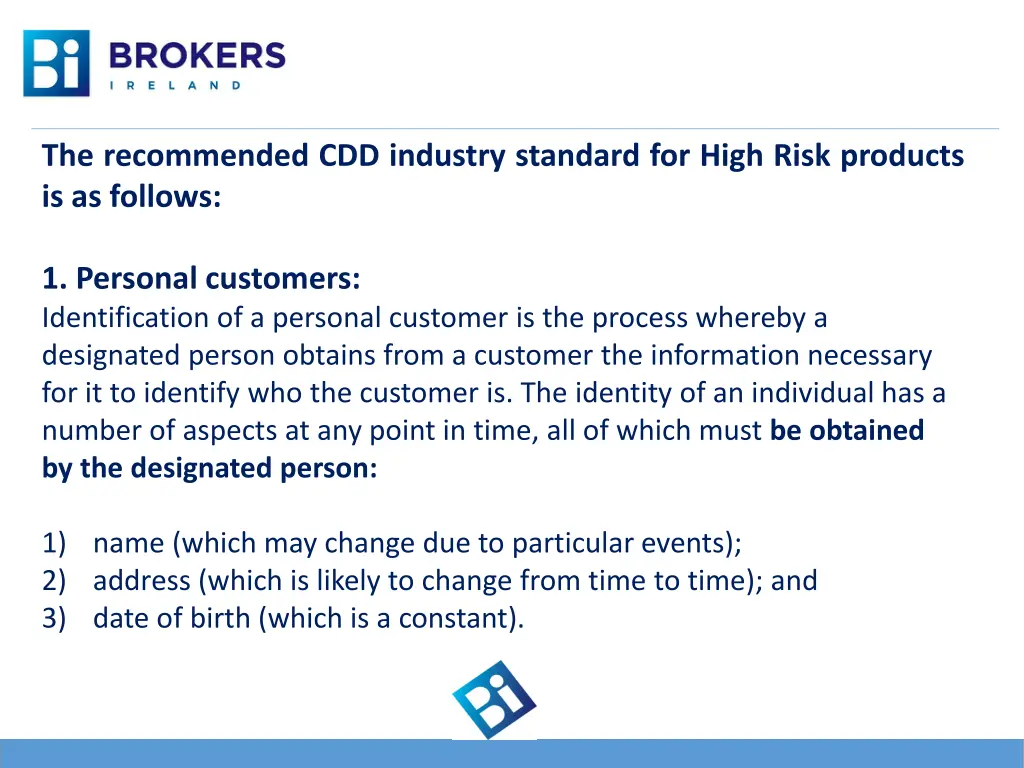 the recommended cdd industry standard for high