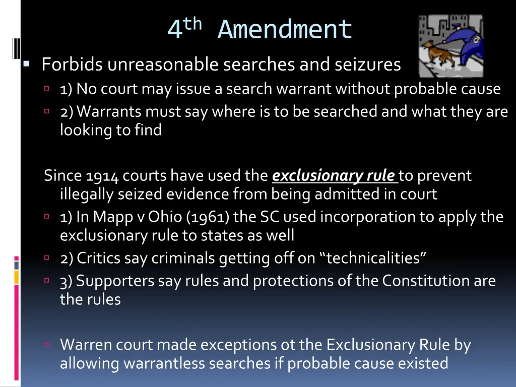 4 th amendment