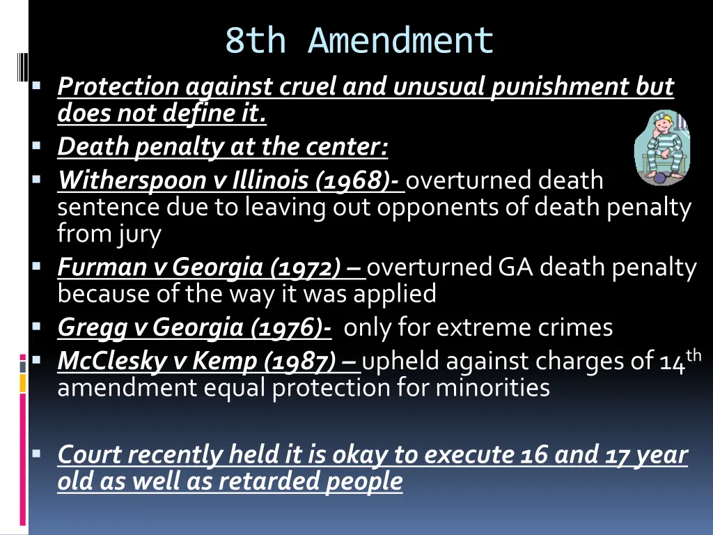 8th amendment