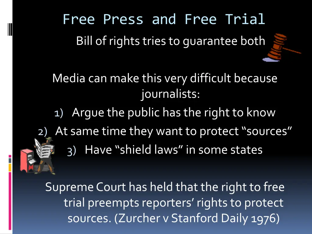 free press and free trial