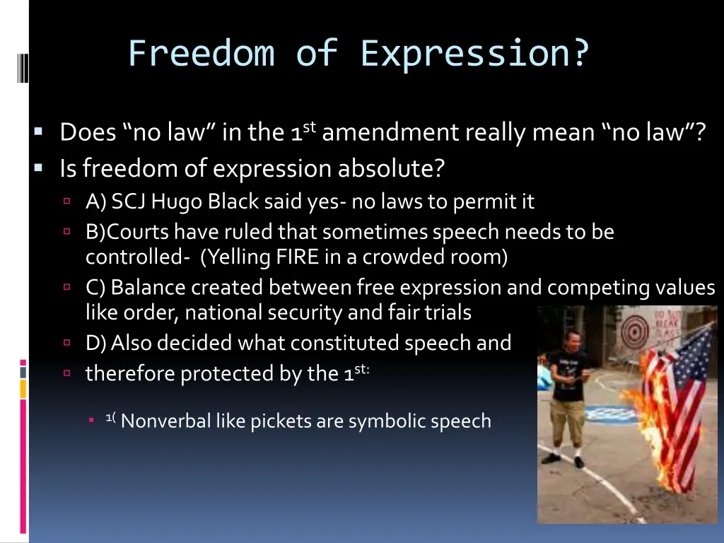 freedom of expression