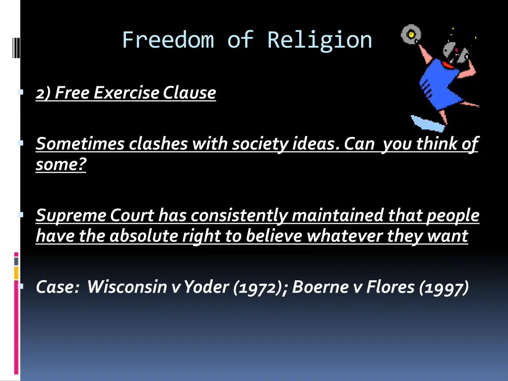 freedom of religion