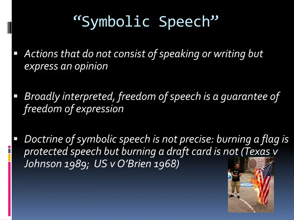 symbolic speech