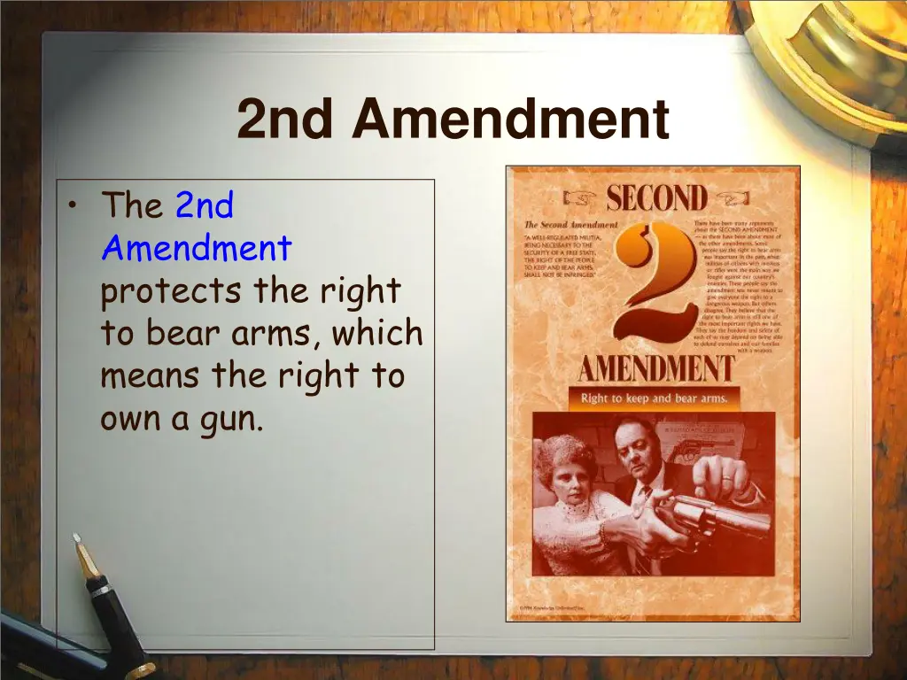 2nd amendment