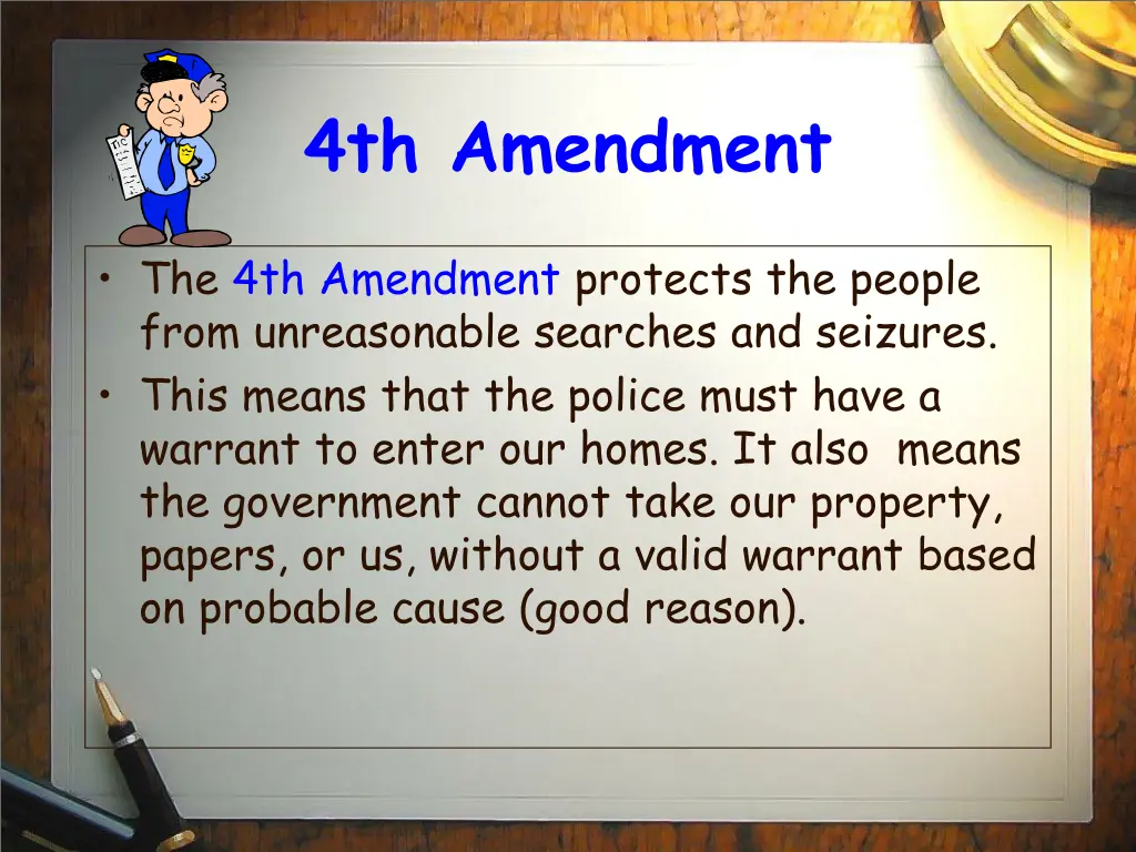 4th amendment