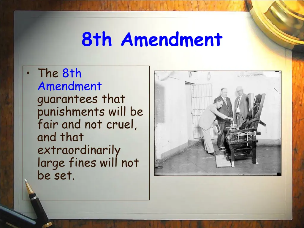 8th amendment