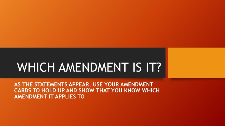 which amendment is it