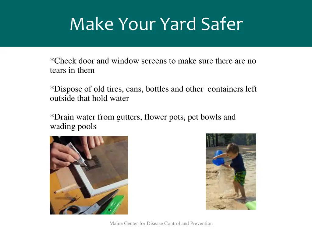 make your yard safer