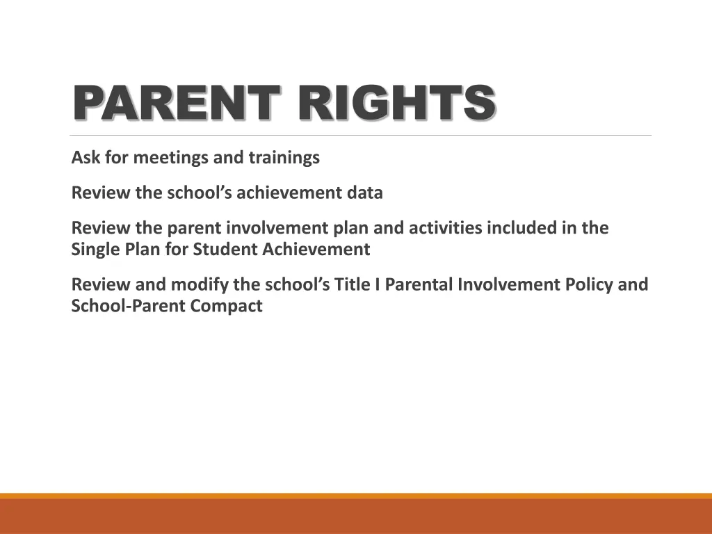 parent rights