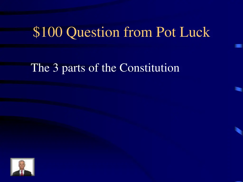 100 question from pot luck